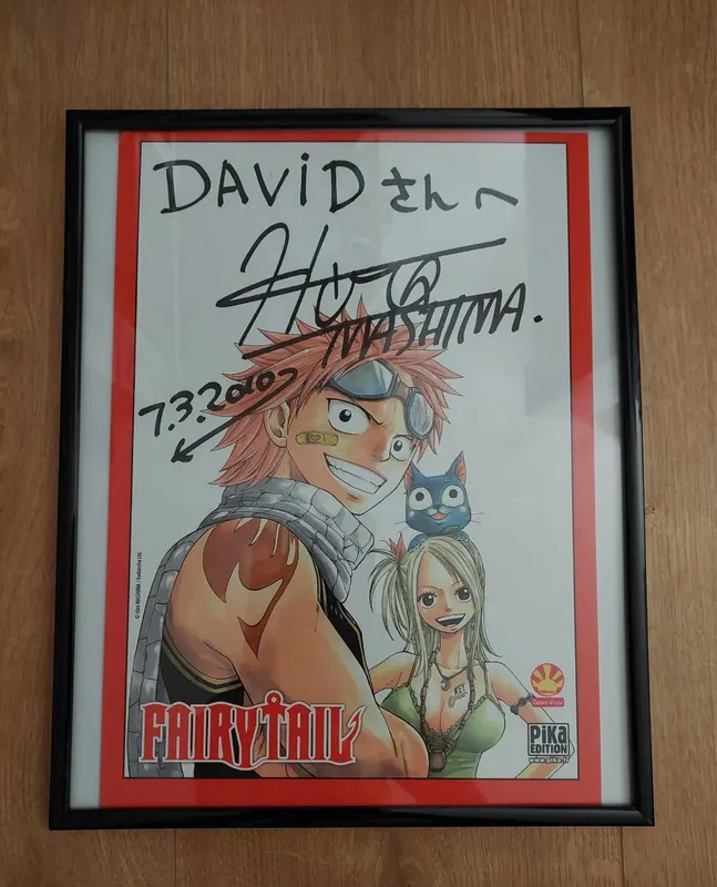Educational authentic reference image (shinob-fairytail-mashima). — educational authentic (REAL) shikishi reference associated with Hiro Mashima