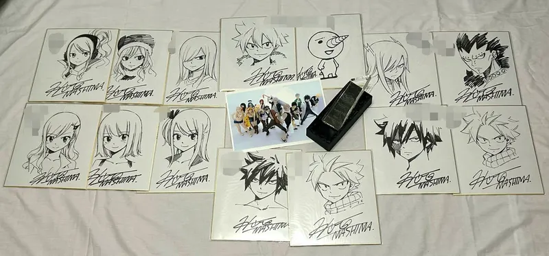 Educational authentic reference image (Flx6___acAUvABZ). — educational authentic (REAL) shikishi reference associated with Hiro Mashima