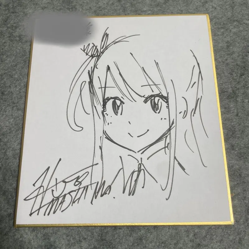 Educational authentic reference image (m55851700193_1). — educational authentic (REAL) shikishi reference associated with Hiro Mashima