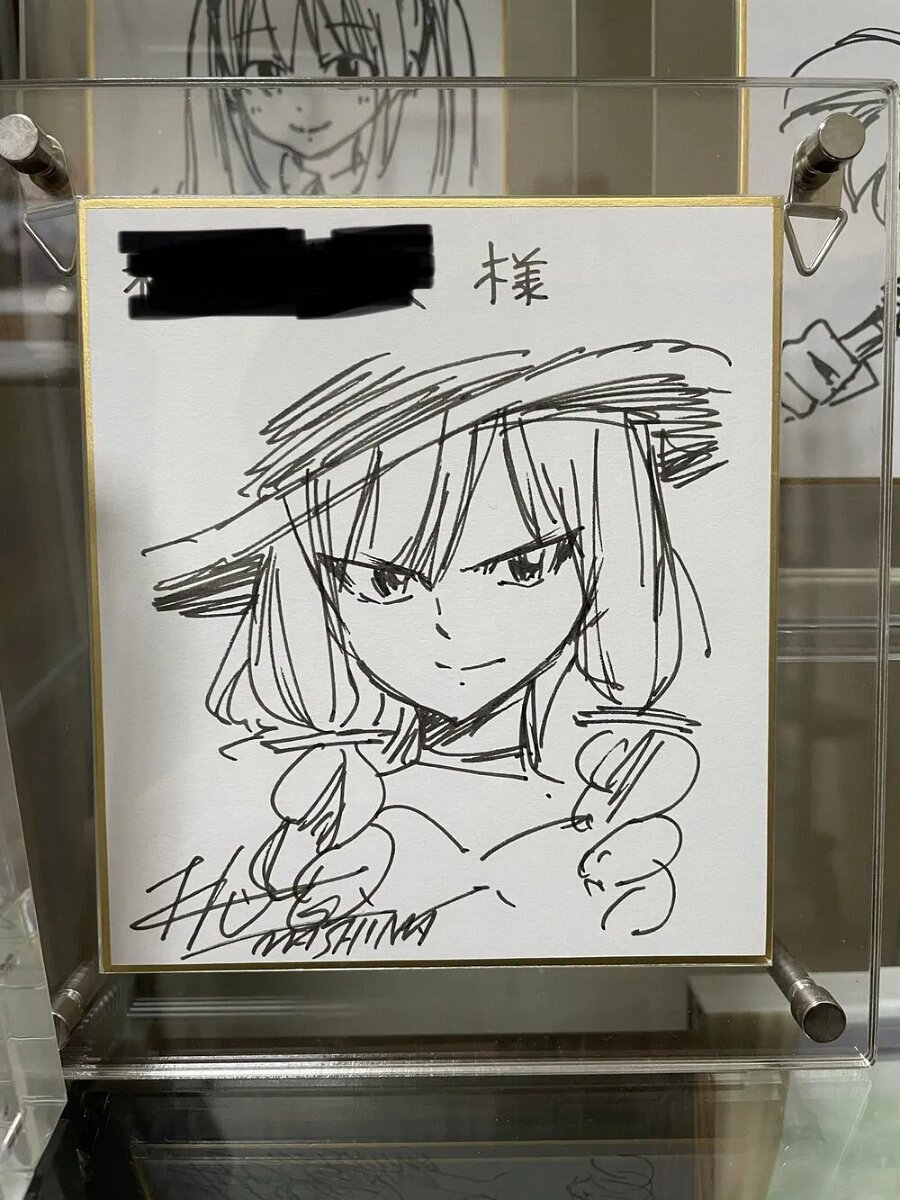 Educational authentic reference image (0_original). — educational authentic (REAL) shikishi reference associated with Hiro Mashima