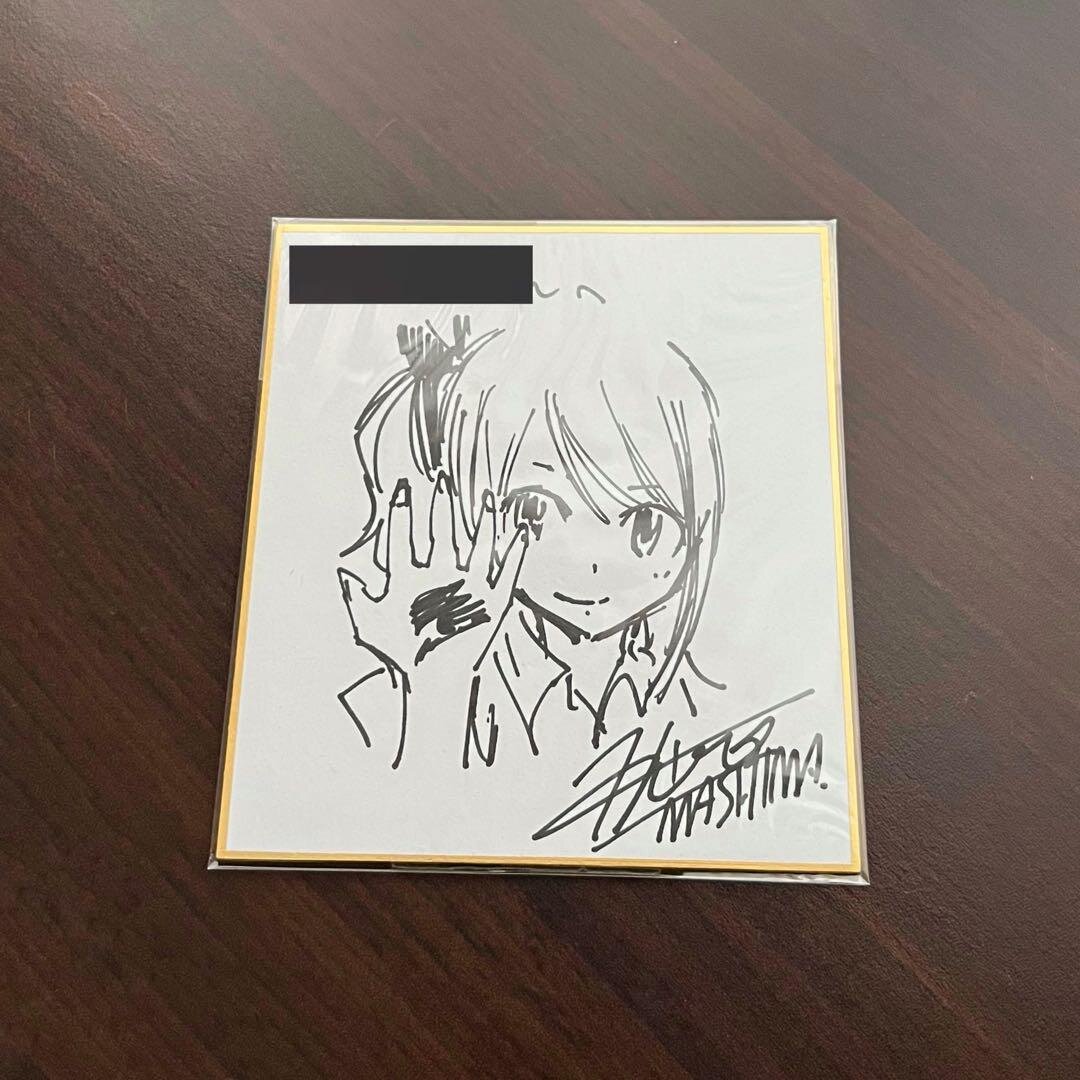 Educational authentic reference image (m12212469765_2). — educational authentic (REAL) shikishi reference associated with Hiro Mashima