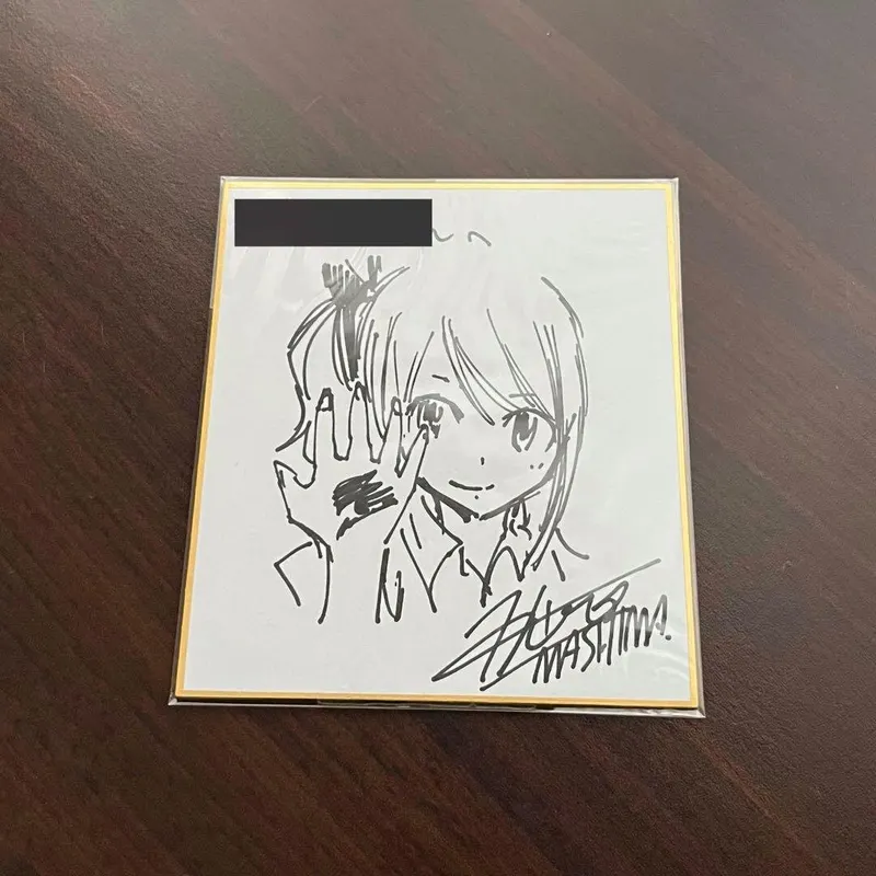 Educational authentic reference image (m12212469765_2). — educational authentic (REAL) shikishi reference associated with Hiro Mashima