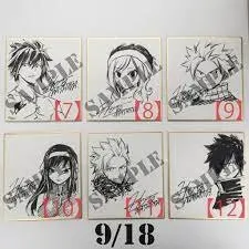 Educational authentic reference image (132123123132). — educational authentic (REAL) shikishi reference associated with Hiro Mashima
