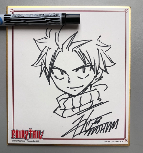 Educational authentic reference image (Screenshot 2025-12-02 at 03-00-36 真島 ヒロ 色紙 - Google Search). — educational authentic (REAL) shikishi reference associated with Hiro Mashima