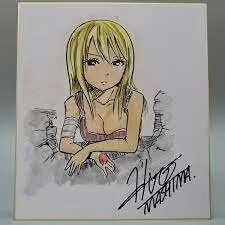 Educational counterfeit reference image (132123132132). — educational counterfeit (FAKE) shikishi reference associated with Hiro Mashima