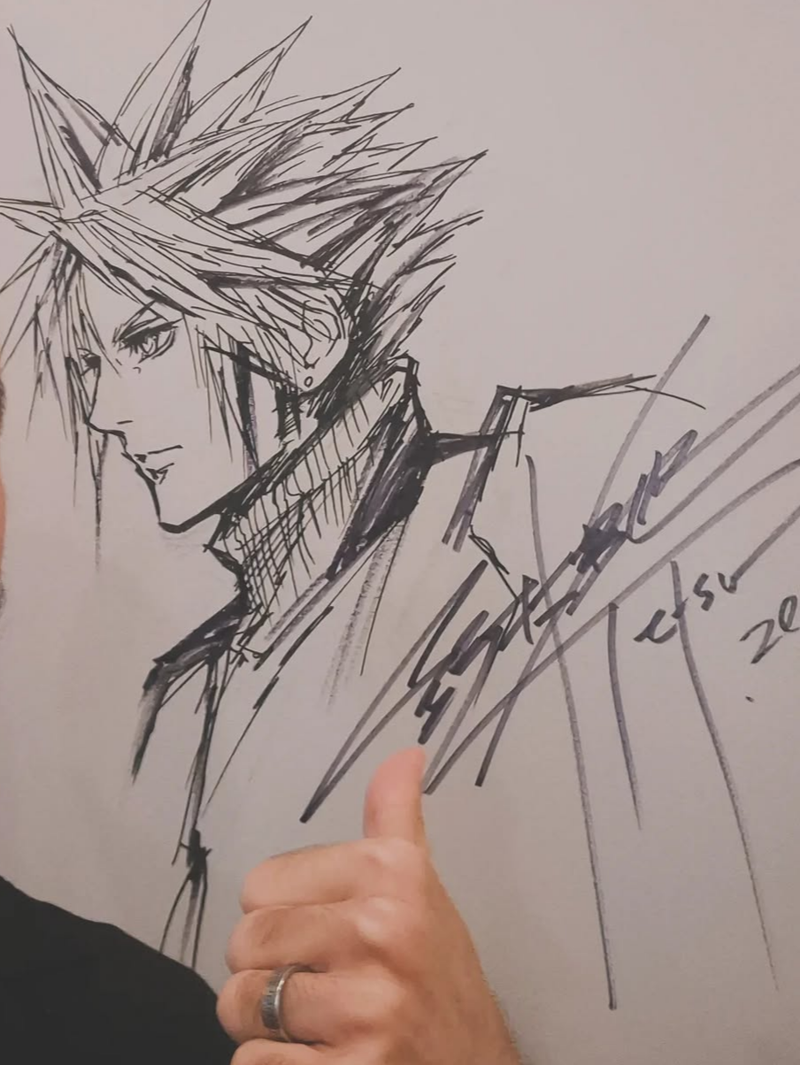 Educational authentic reference image. — educational authentic (REAL) shikishi reference associated with Tetsuya Nomura